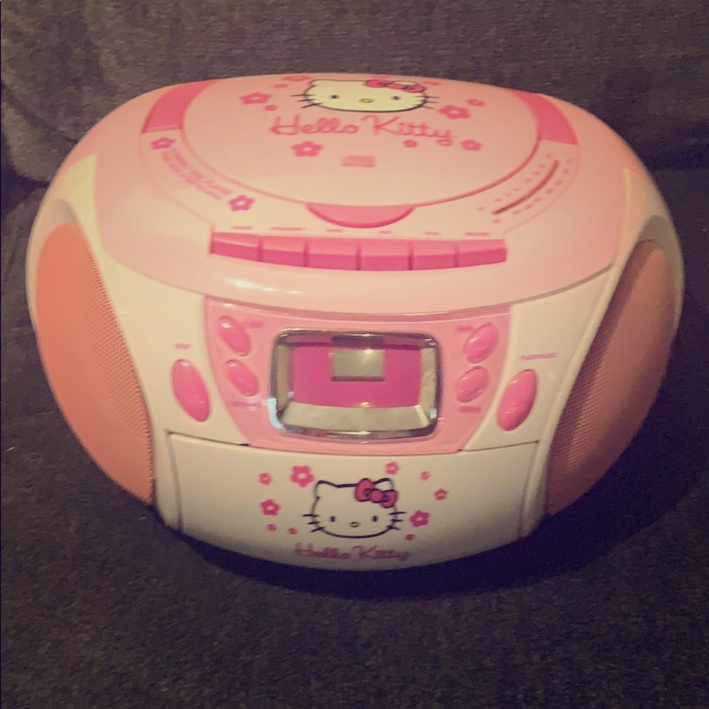 Hello Kitty CD/Cassette Player/ Recorder FM Stereo